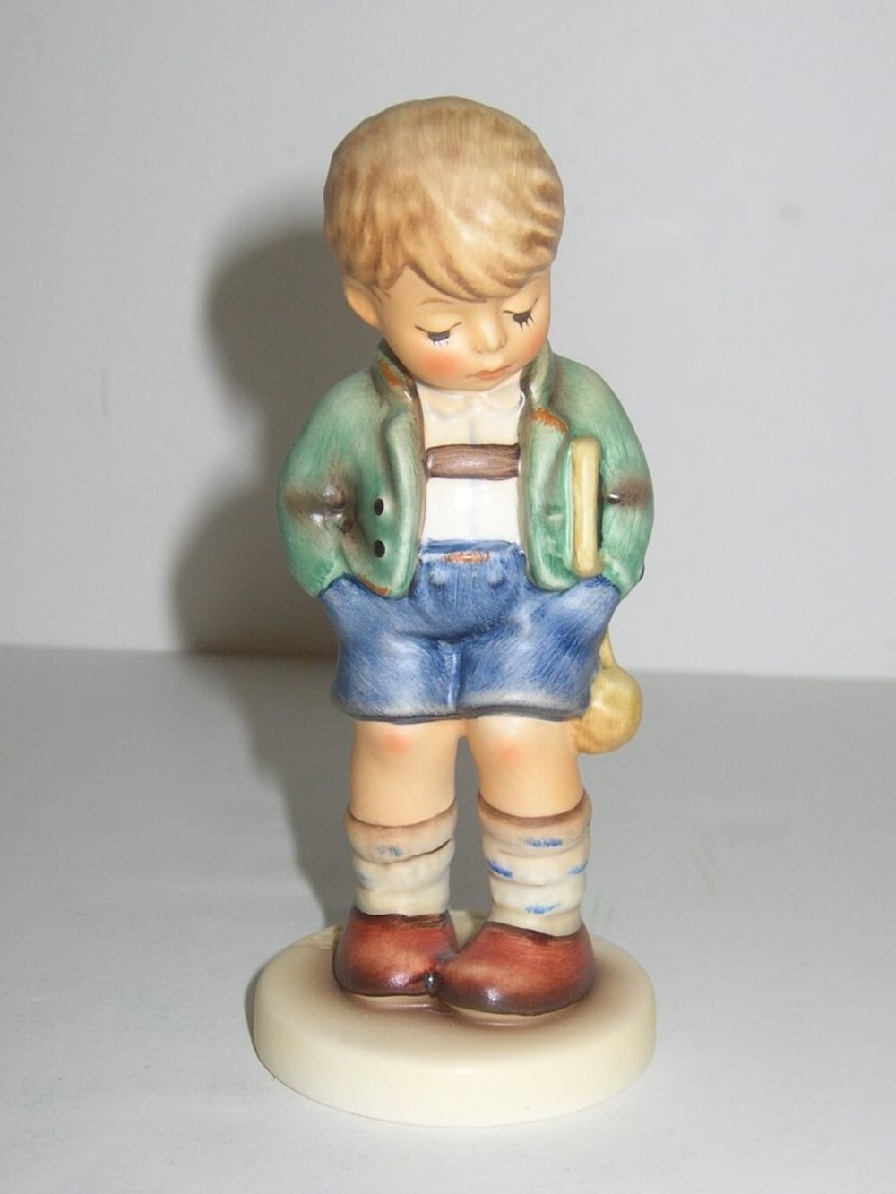 Goebel Hummel "First Day of School" HUM #532 TMK10 w/Box 4.5" Tall MINT Boy